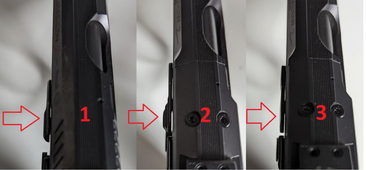 Rys 1. Różne typy slide stop